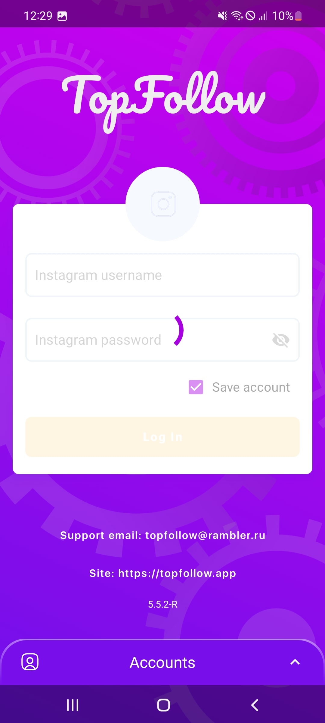 TopFollow Screenshot