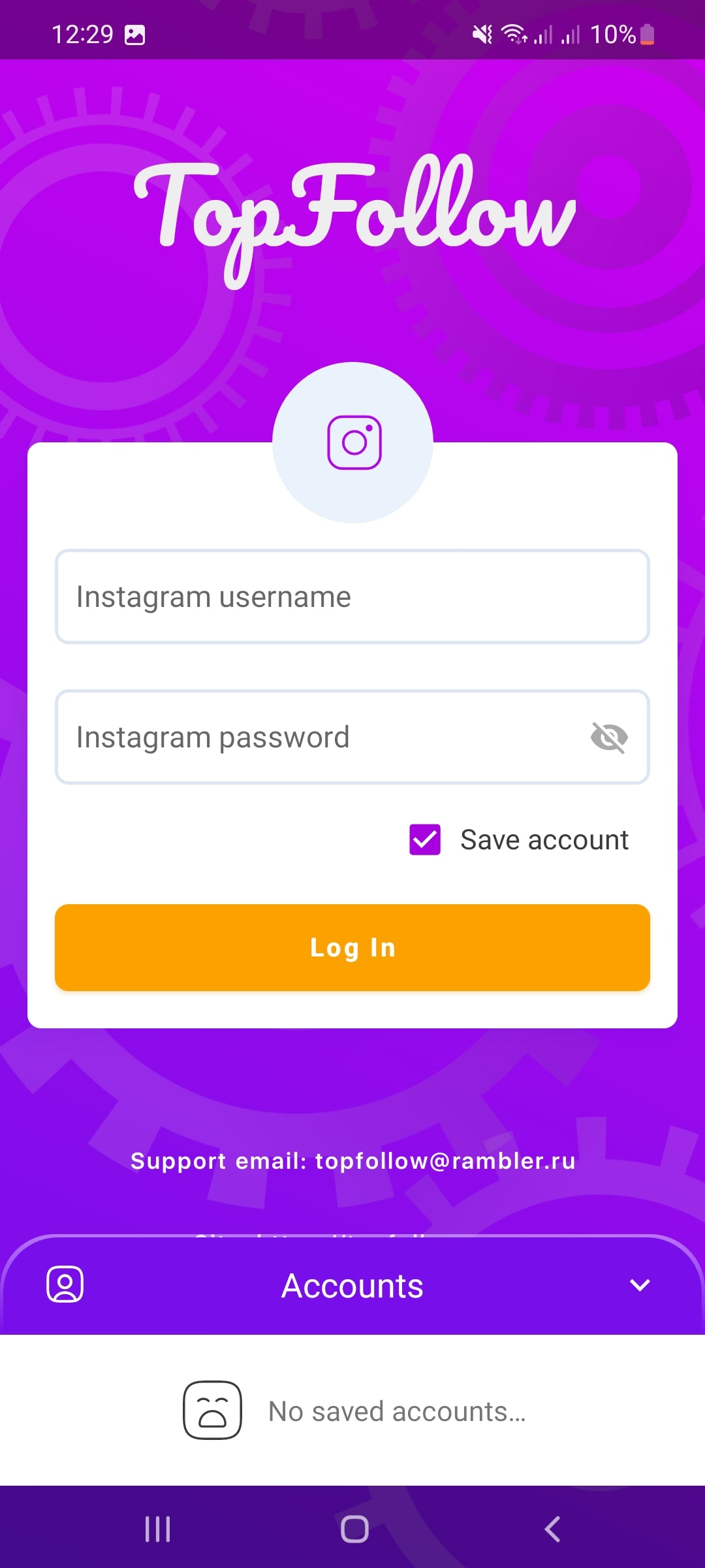TopFollow Screenshot