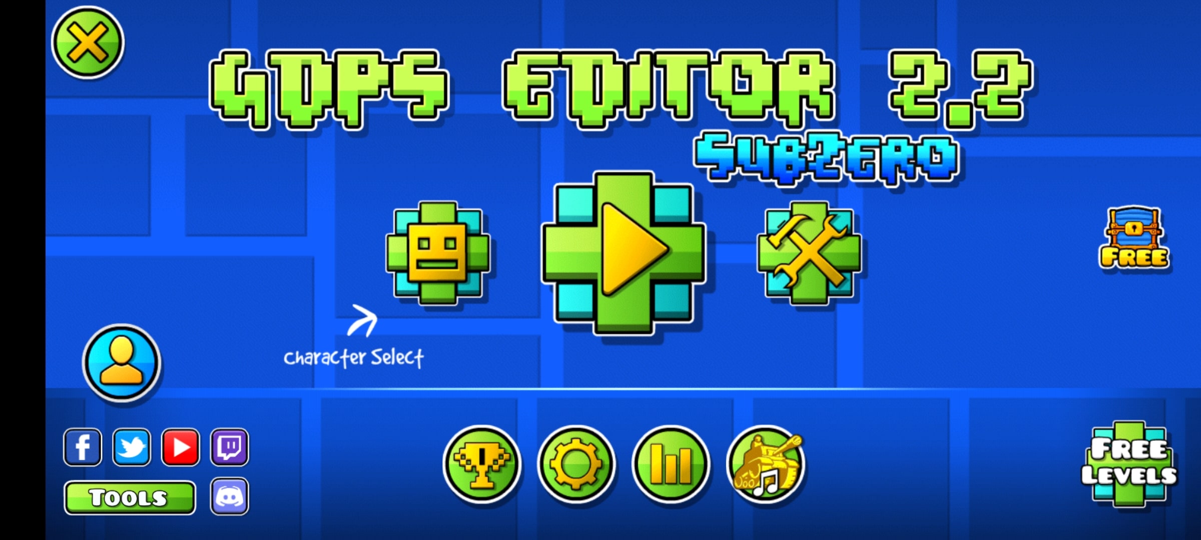 GDPS Editor screenshot