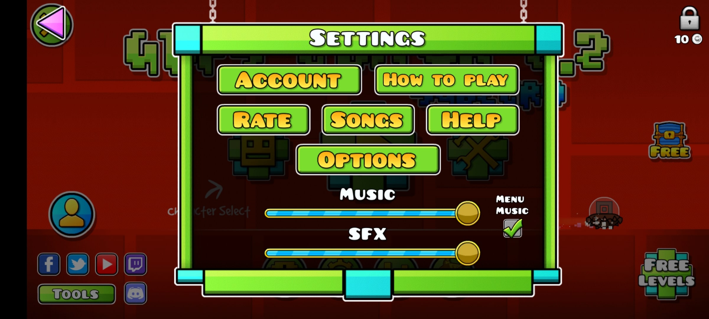 GDPS Editor Screenshot